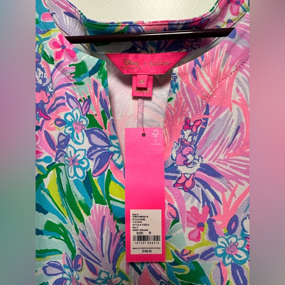 Lilly Pulitzer Disney Dress size Medium NWT